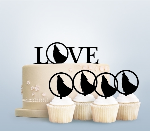 Desciption Love Wolf Cupcake