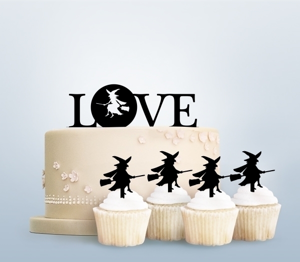 Desciption Love Halloween Witch Cupcake