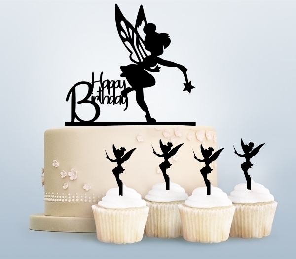 Desciption Happy Birthday Tinkerbell Peter Pan Cupcake