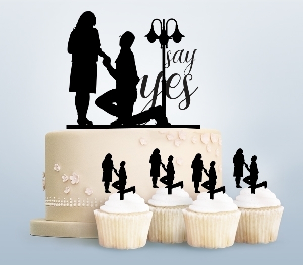 Desciption Say Yes Propose Cupcake