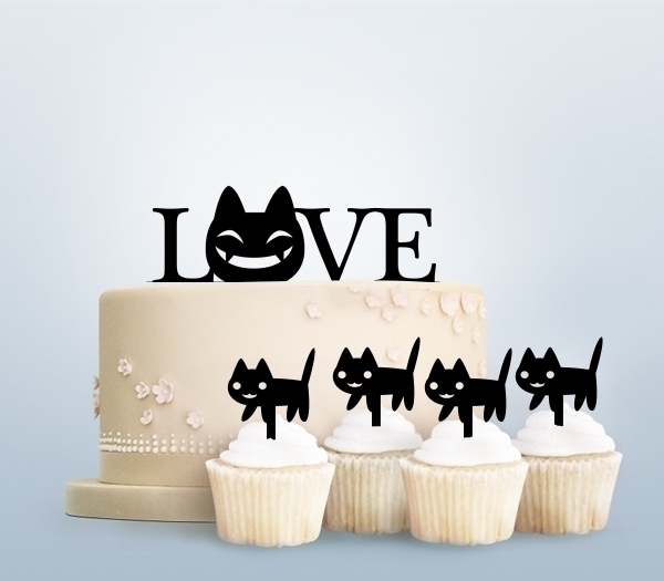 Desciption Love Halloween Cat Cupcake