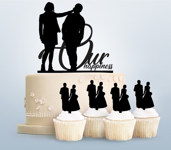 Desciption Our Happiness Romantic Moment Cupcake