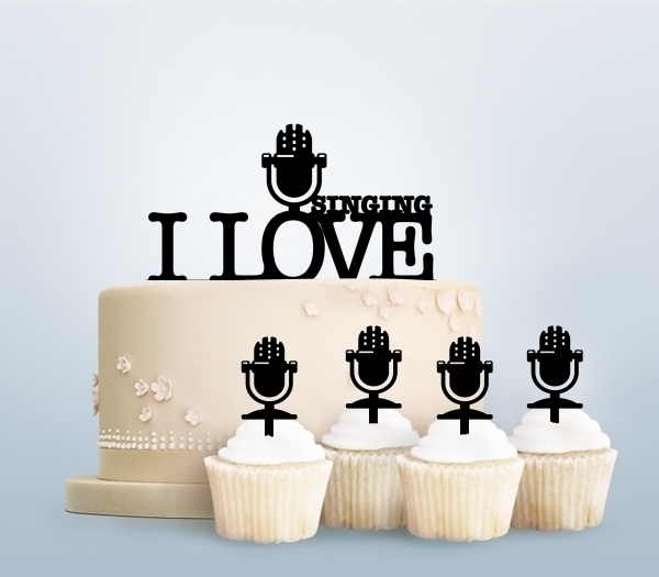 Desciption I Love Singing Cupcake