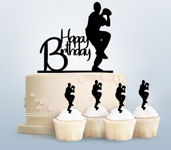 Desciption Happy Birthday Baseball Cupcake