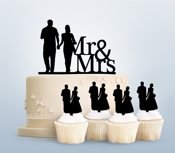 Desciption Mr and Mrs Couple Love Cupcake