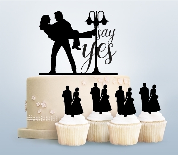 Desciption Say Yes Couple Lover Cupcake