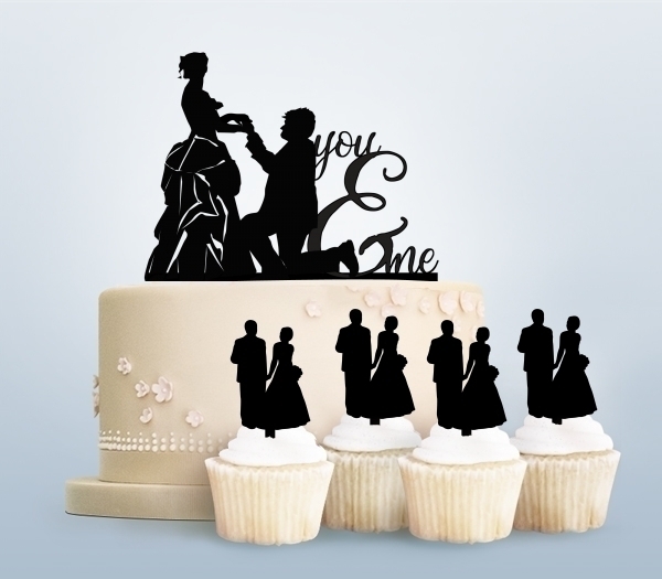 Desciption You and Me Propose Marry Cupcake