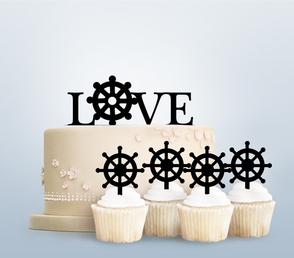 Desciption Love Ship Wheel Cupcake