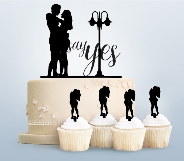 Desciption Say Yes Marriage Proposal Romantic Cupcake