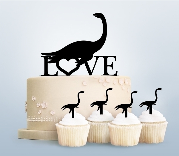 Desciption Love Brachiosaurus Dinosaur Jurassic Cupcake