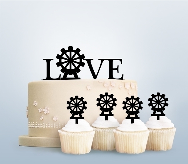 Desciption Love Ferris Wheel Cupcake