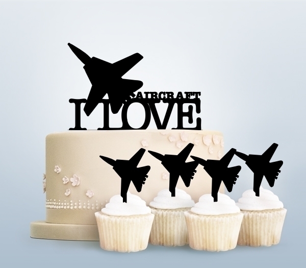 Desciption I Love Jet Fighter Cupcake