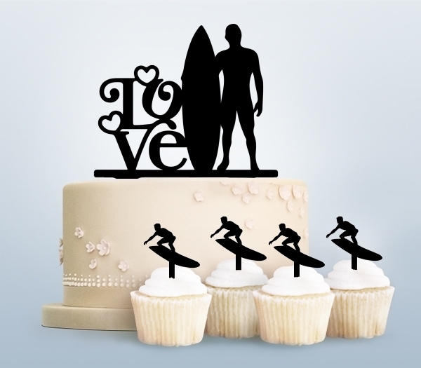 Desciption Love Surfing Cupcake