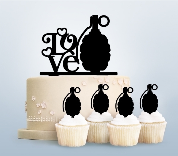 Desciption Love Grenade Bomb Cupcake