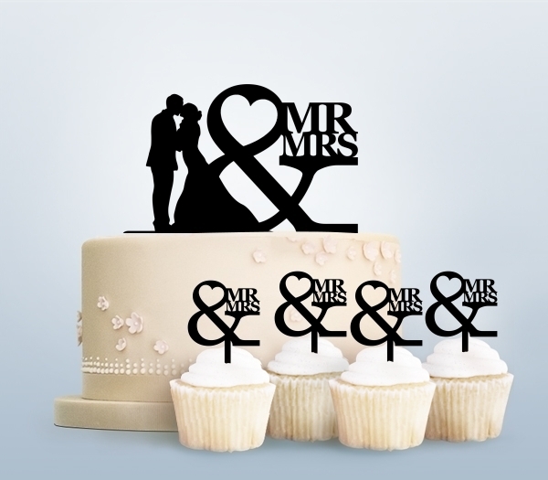 Desciption Mr and Mrs Kiss Cupcake