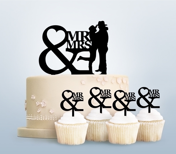 Desciption Mr and Mrs Cowboy Cupcake