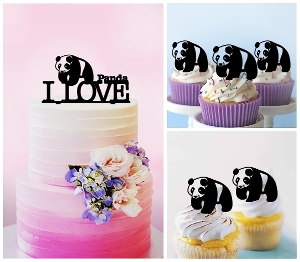 Desciption I Love Panda Cupcake