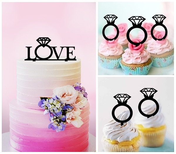 Desciption Love Diamond Ring Cupcake