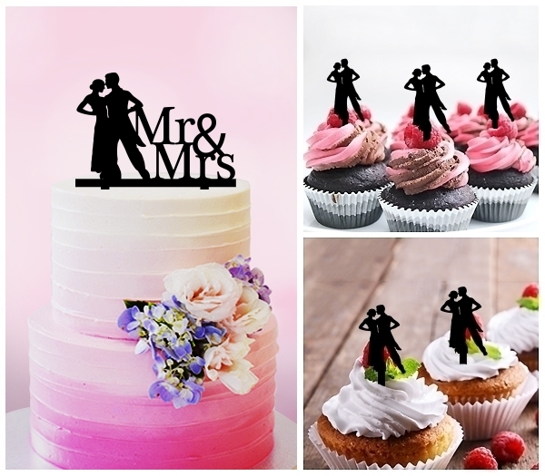 Desciption Mr and Mrs Couple Cupcake