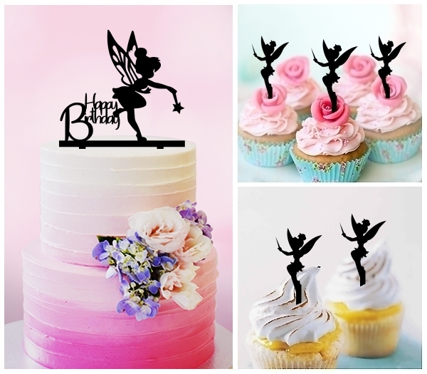 Desciption Happy Birthday Tinkerbell Peter Pan Cupcake