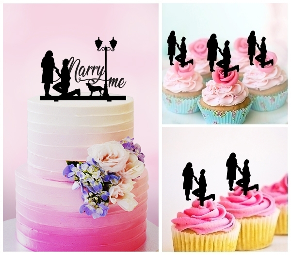 Desciption Marry Me Propose Cupcake