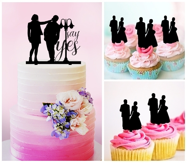 Desciption Say Yes Love Couple Cupcake