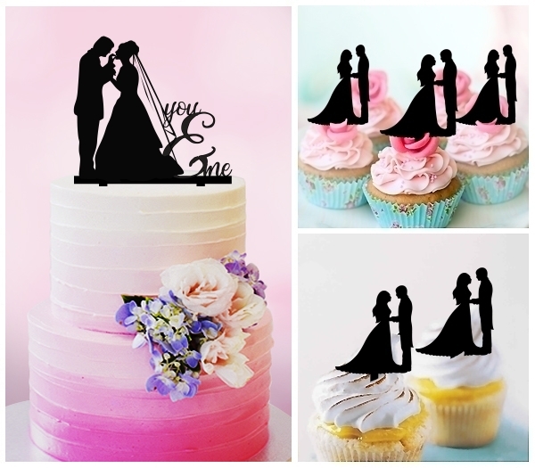 Desciption You and Me Marriage Couple Cupcake