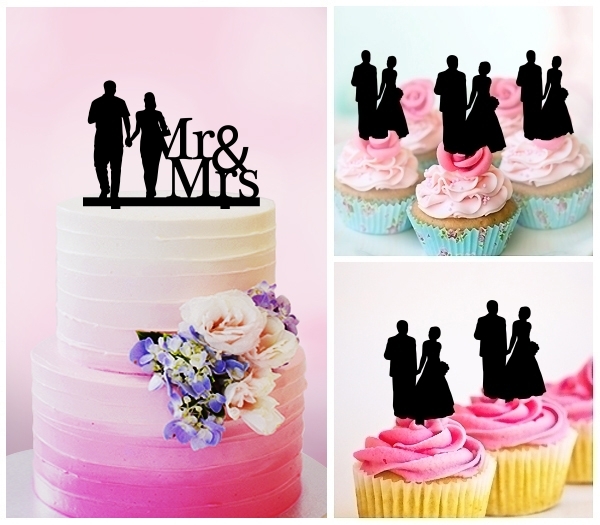 Desciption Mr and Mrs Couple Love Cupcake
