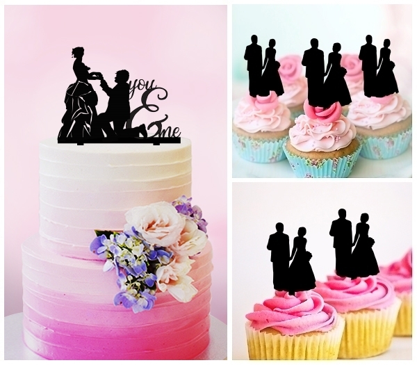 Desciption You and Me Propose Marry Cupcake