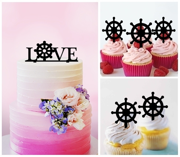 Desciption Love Ship Wheel Cupcake