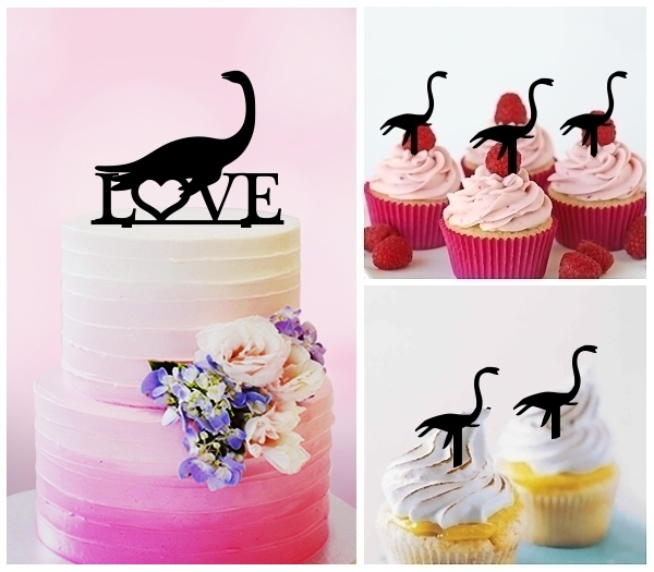 Desciption Love Brachiosaurus Dinosaur Jurassic Cupcake