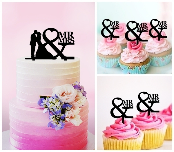 Desciption Mr and Mrs Kiss Cupcake