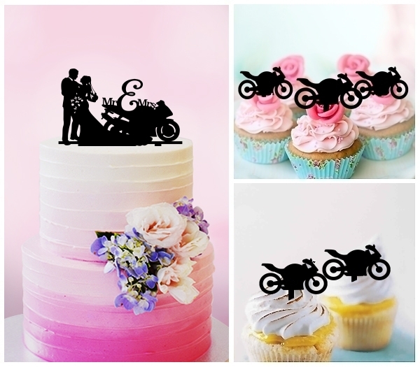 Desciption Wedding Motorcycle Racing Cupcake