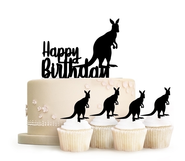 Topper Happy Birthday Kangaroo Australia