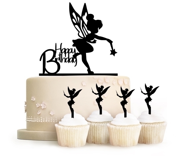 Topper Happy Birthday Tinkerbell Peter Pan