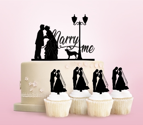 Topper Marry Me Bride and Groom